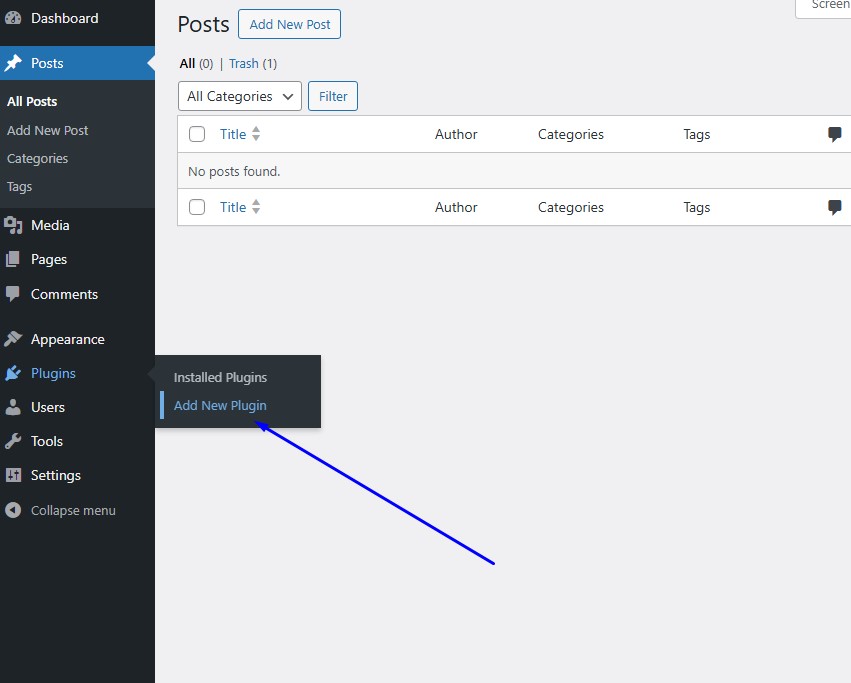 klassieke WordPress editor