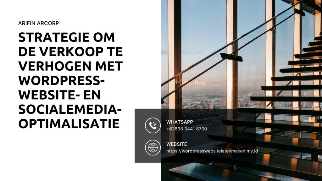 Strategie om de verkoop te verhogen met WordPress-website- en socialemedia-optimalisatie