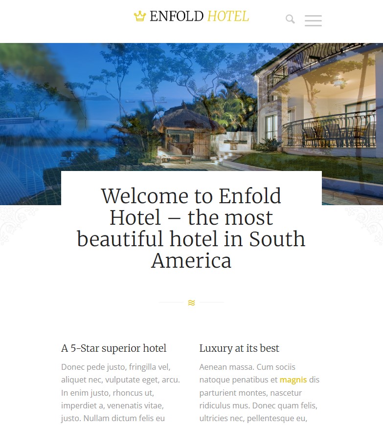 Hospitality and Hotel Services