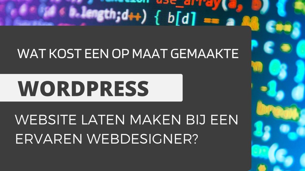 website laten maken bij een ervaren webdesigner